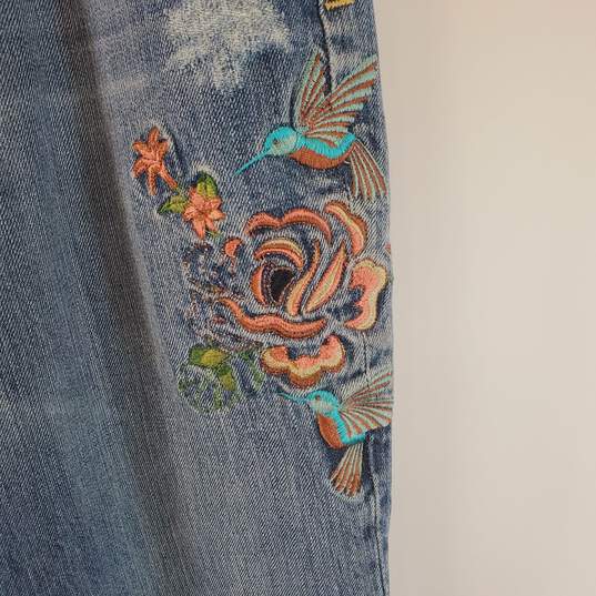 Miss Me Women Embroidered Blue Jeans 31 image number 7