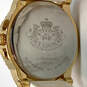 Designer Juicy Couture Pink Round Dial Clear Rhinestone Analog Wristwatch image number 5