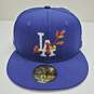 New Era Los Angeles Dodgers Leafy Front 59fifty Fitted Hat Cap 7 1/4 image number 1