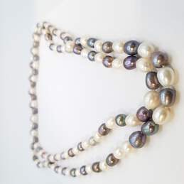Multi F.W. Pearl 58 Inch Endless Necklace 156.3g alternative image