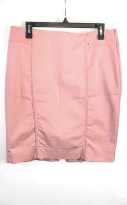 White House Black Market Women Pink Pencil Skirt Sz 12