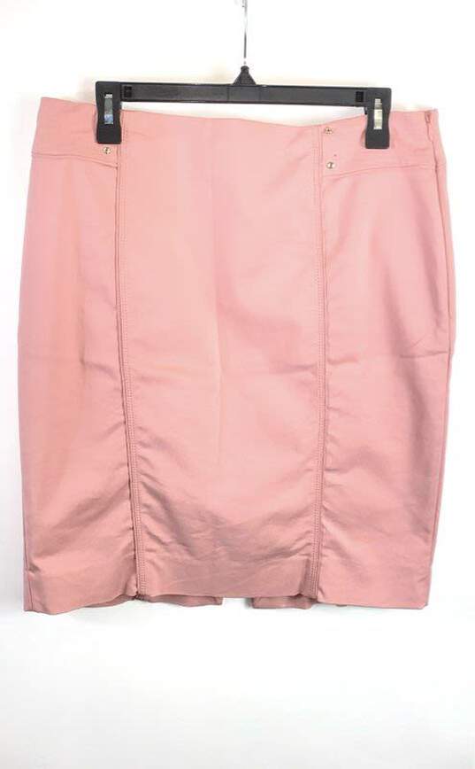 White House Black Market Women Pink Pencil Skirt Sz 12 image number 1