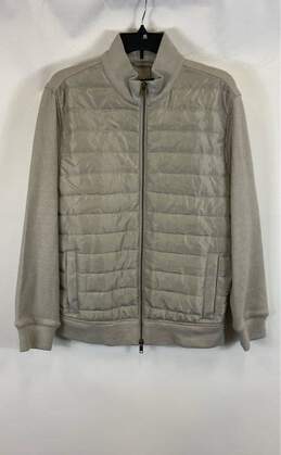 Alfani Gray Zip-Up Jacket - Size Small