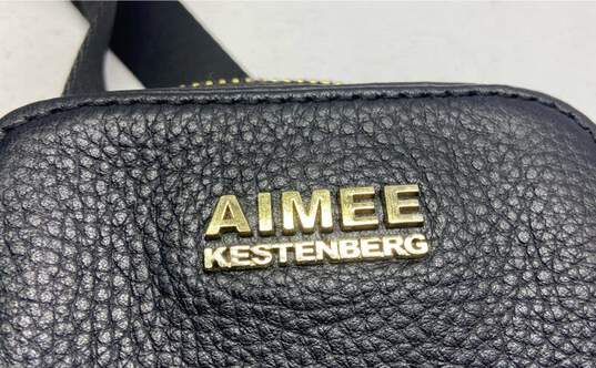 Aimee Kestenberg Pebble Leather Travel Phone Crossbody Black image number 6
