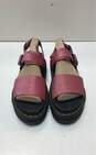 Dr. Martens Voss Glitter Leather Platform Sandals Pink 9 image number 2