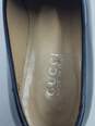 Authentic Gucci Black Leather Loafer W 8.5B image number 8