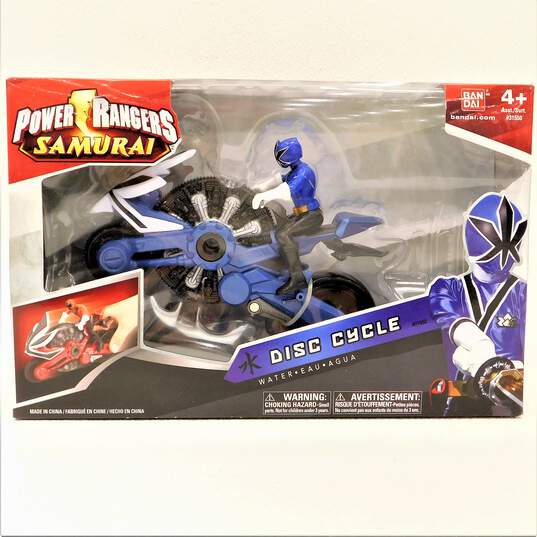 Power Rangers Samurai Disc Cycle Action Figure Water IOB image number 1