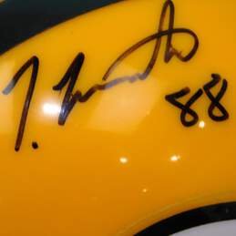 Ty Montgomery Signed Mini-Helmet w/ COA Green Bay Packers