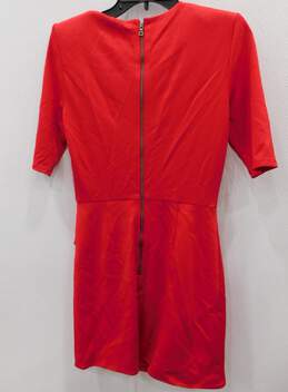 Alice + Olivia Women's Red Nova Asymmetrical Mini Dress Size 6 NWT alternative image