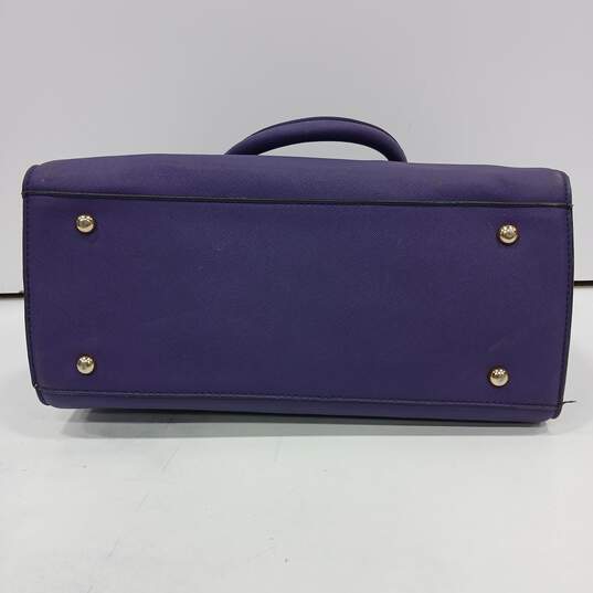 Women's Michael Kors Purple Crossbody Bag Purse image number 3