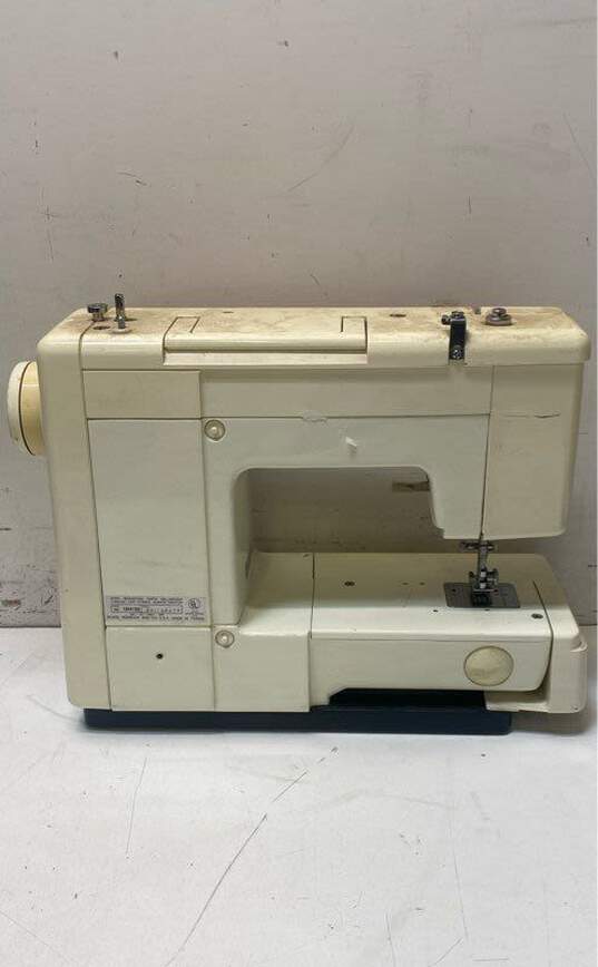Brother White and Red Model 268 Sewing Machine With Foot Pedal image number 5