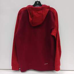 Adidas Men's Climawarm Two Tone Red Full Zip Hoodie Jacket Size M alternative image