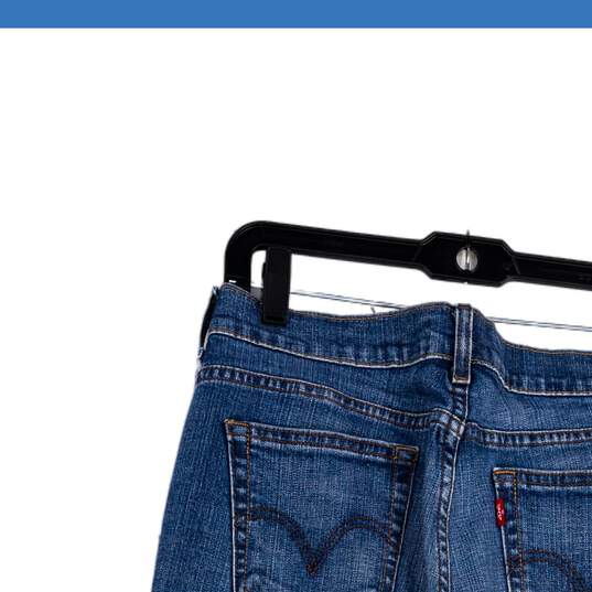 Levi Strauss & Co. Womens Blue Denim Medium Wash Straight leg Jeans Size 8 image number 4