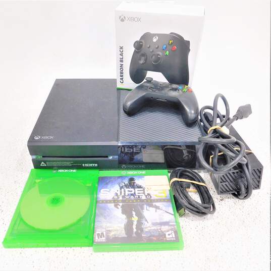 Microsoft Xbox One 500GB w/ 2 controllers and 2 games image number 1