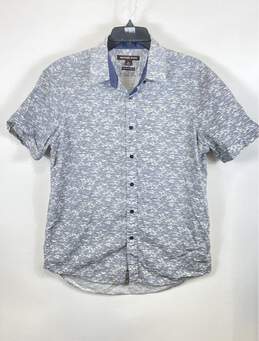 Michael Kors Men Gray Button Up Shirt M