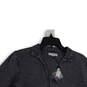 NWT Womens Gray Medium Wash Slit Bell Sleeve Denim Jacket Size Small image number 3
