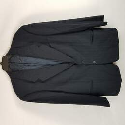 Giorgio Armani Men Black Pinstripe Sports Coat 42
