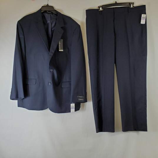 Van Heusen Men Navy 2PC Suit Sz 38X29 NWT image number 1