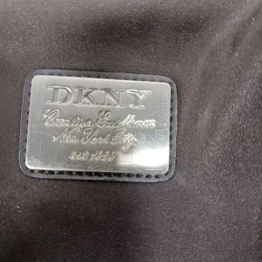 DKNY Women's Brown Canvas Backpack image number 4