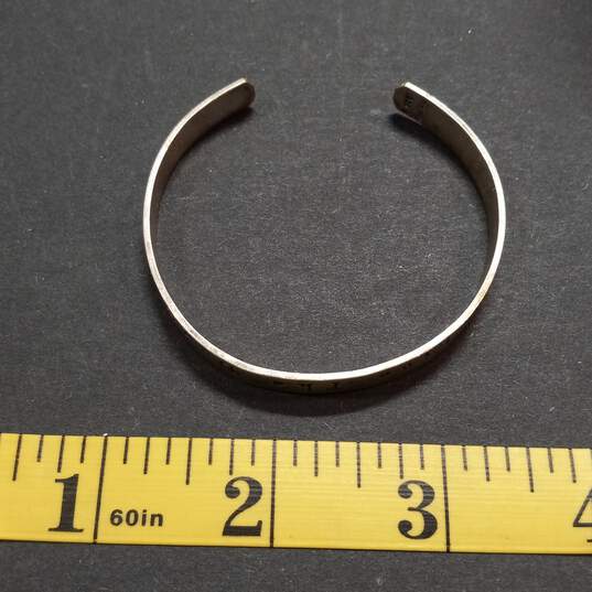 Bundle of 3 Sterling Silver Cuff Bracelet image number 6