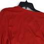 NWT Grace Karin Womens Red Surplice Neck Long Sleeve Pullover Blouse Top Size L image number 4