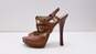 Michael Kors Brown Heels Size 7 image number 4