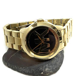 Designer Michael Kors MK-6255 Gold-Tone Stainless Steel Quartz Wristwatch alternative image