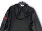 NWT Mens Black Long Sleeve Kangaroo Pocket Stretch Pullover Hoodie Size XL image number 4
