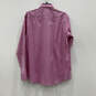 NWT Mens Pink Long Sleeve Spread Collar Button Up Dress Shirt Size 38-39 image number 2