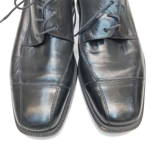 Johnson & Murphy Leather Dobson Derby Shoes Black 9 image number 5