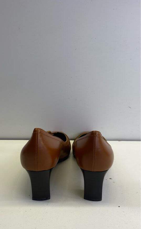 Bruno Magli Pump Heels Size 9.5 Brown image number 4