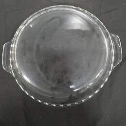 Fire King 10" Glass Pie Plate Pan alternative image