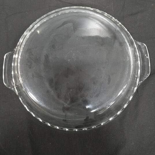 Fire King 10" Glass Pie Plate Pan image number 2