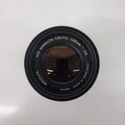 VTG Minolta Celtic 55mm-135mm Camera Lens w Lens cap & original Case / Untested alternative image