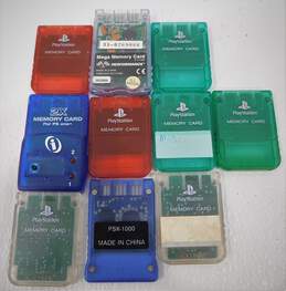 10 Count PS1 Memory Card Lot