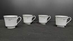 Bundle of 6 Wedgewood Rosedale Ceramic Tea Cups w/2 Saucers alternative image