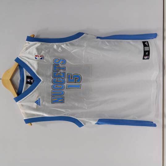 Buy the Adidas Denver Nuggets Carmelo Anthony Jersey #15 Youth Size XL  (18-20)