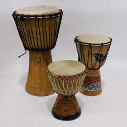 Lot of Various Hand Percussion Instruments (12); Bongos, Djembes, Kalimbas, Etc. alternative image