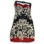 White House Black Market Womens Multicolor Floral Strapless Sheath Dress Size 8 image number 2