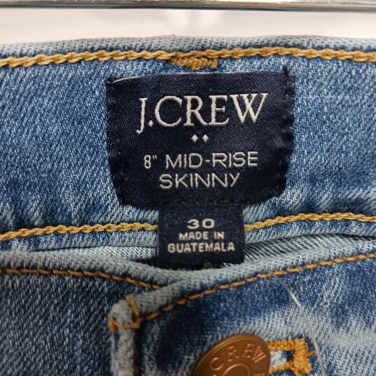 J. Crew Mid-Rise Skinny Jeans Women's Size 30 image number 5