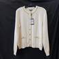 Adrianna Papell Women's Winter White Cardigan Size M NWT image number 1