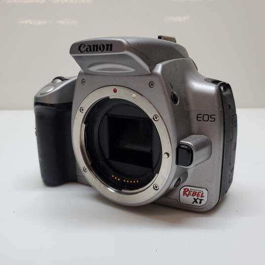 Canon EOS Digital Rebel XT DS126071 DSLR Camera Body & Battery Untested image number 2