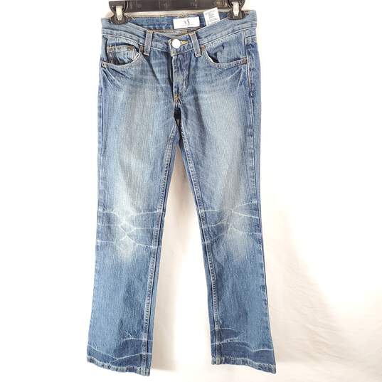 Armani Exchange Women Blue Bootcut Jeans Sz 24 image number 3