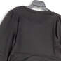 NWT Womens Black Round Neck Long Sleeve Knee Length Fit and Flare Dress 1 image number 4