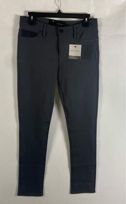 NWT Calvin Klein Jeans Womens Gray Flat Front Skinny Leg Ankle Pants Size 8