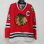 NHL Mens Red Chicago Blackhawks Jonathan Toews #19 Pullover Jersey Size M image number 1