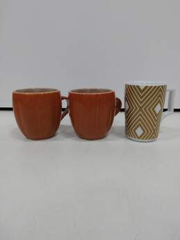 3 Starbucks Ceramic Coffee Mugs