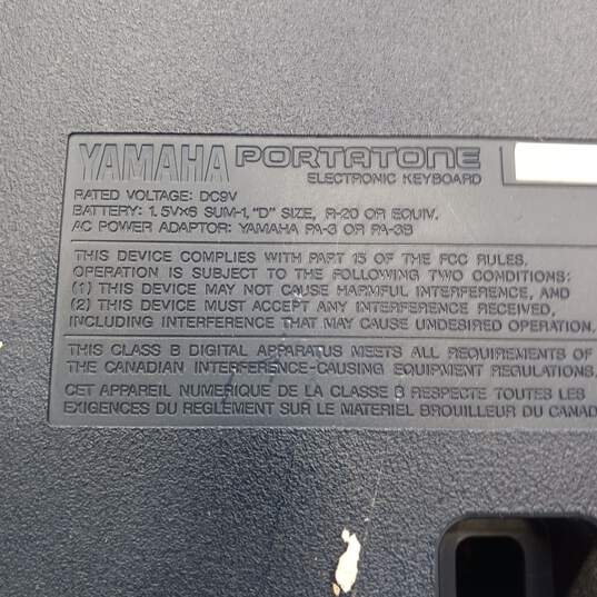 Vintage Yamaha PSR-280 Electric Keyboard w/Case image number 8