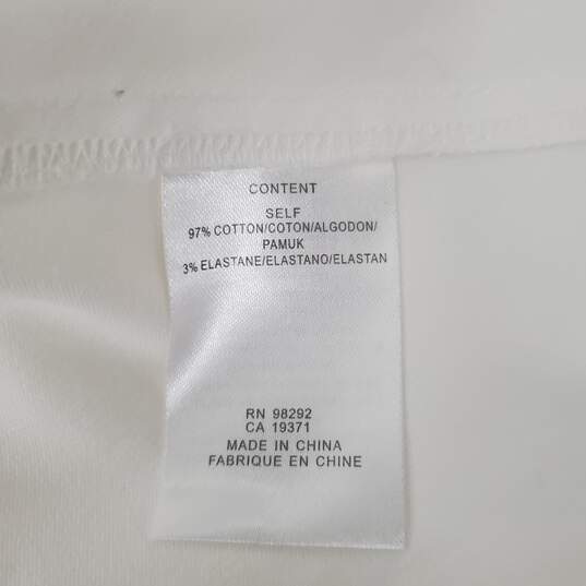 NWT Tibi WM's Cream White Cotton Blend Midi Skirt Size 6 image number 3
