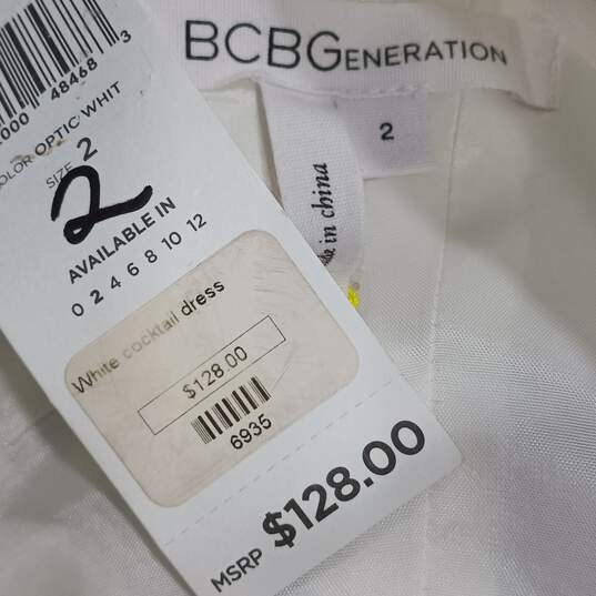 BCBG Generation Women's White Dress Size 2 image number 3